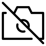 Camera Slash SVG Icon